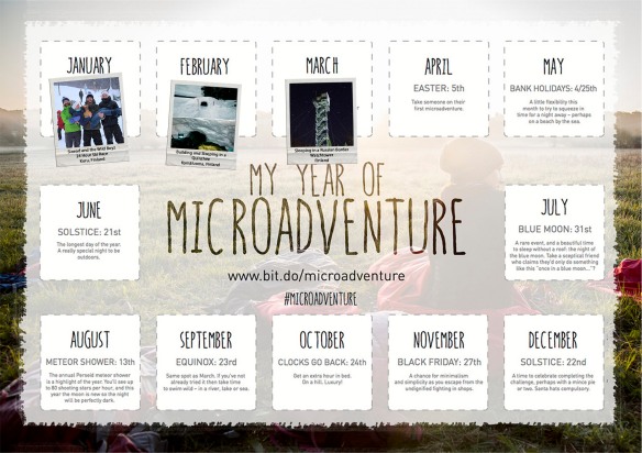 Microadventure calender March